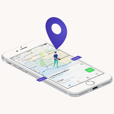 Mobile apps with GPS Tracking.